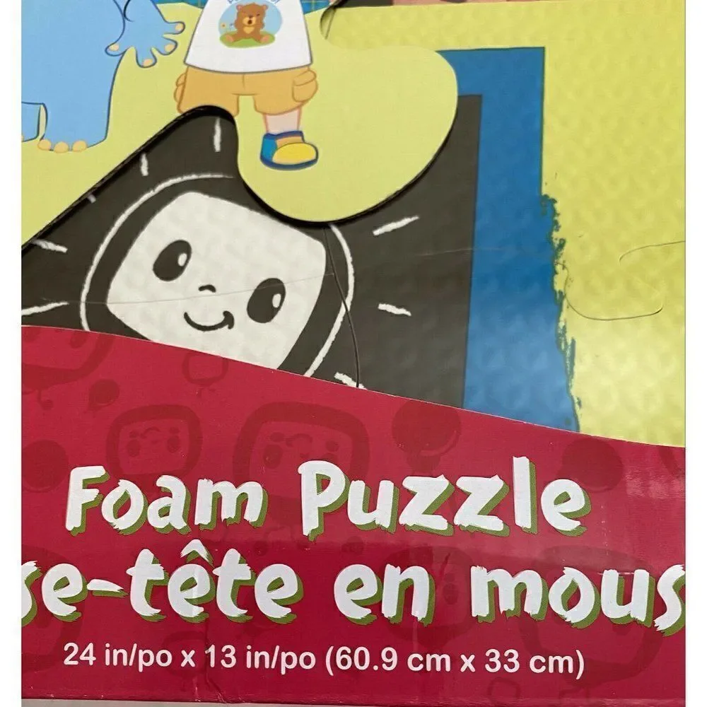 COCOMELON 25‎ Piece Foam Jigsaw Puzzle Mat 24” X 13” Classroom Best Friends NEW